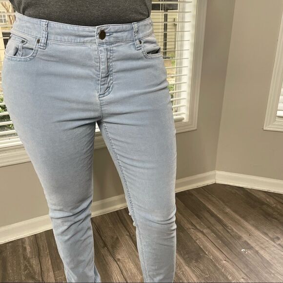 BODEN The Soho Corduroy Blue Skinny Pants - Picture 12 of 16